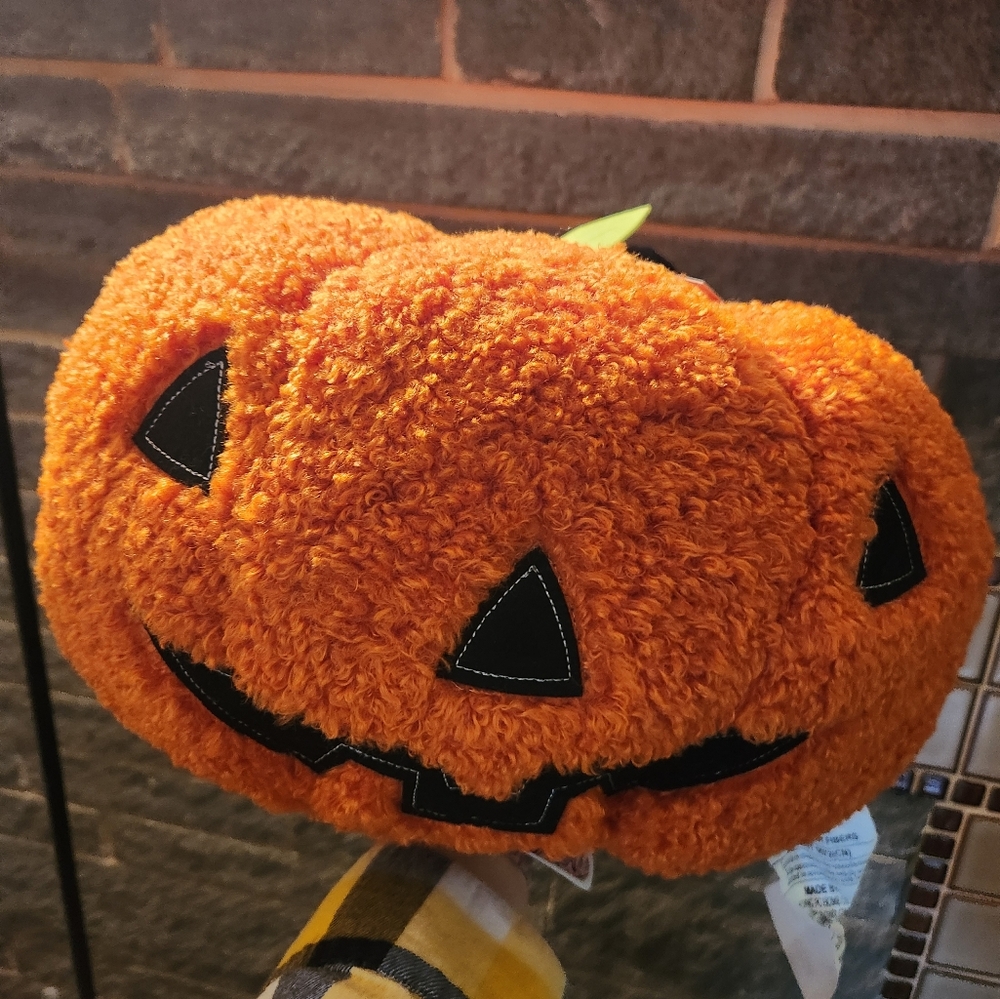 The Farmhouse decorative pumpkin pillow nwt